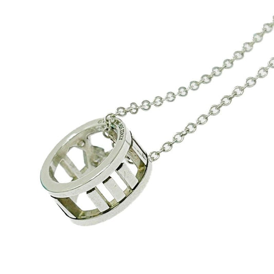 Tiffany & Co Silver Open Atlas Necklace 2.1g 925 Engraved 501676 Necklace