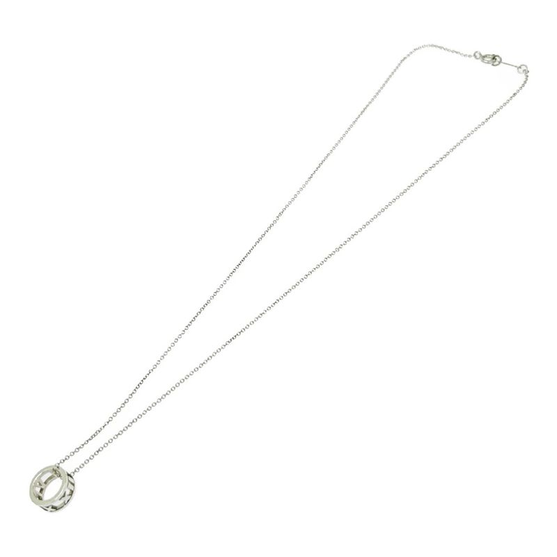 Tiffany & Co Silver Open Atlas Necklace 2.1g 925 Engraved 501676 Necklace
