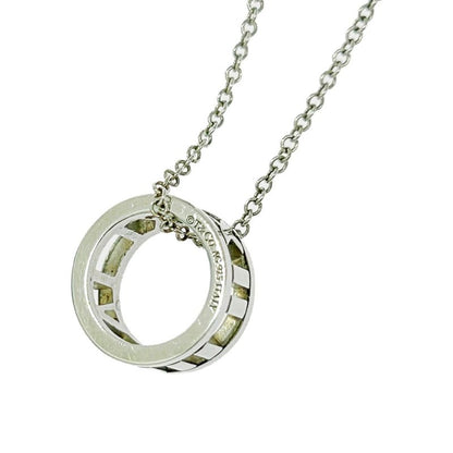 Tiffany & Co Silver Open Atlas Necklace 2.1g 925 Engraved 501676 Necklace