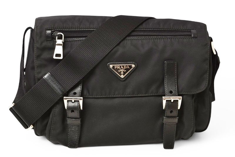 Prada Shoulder Bag Prada Crossbody Bag Nylon Black Men Women