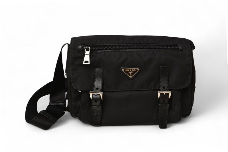 Prada Shoulder Bag Prada Crossbody Bag Nylon Black Men Women
