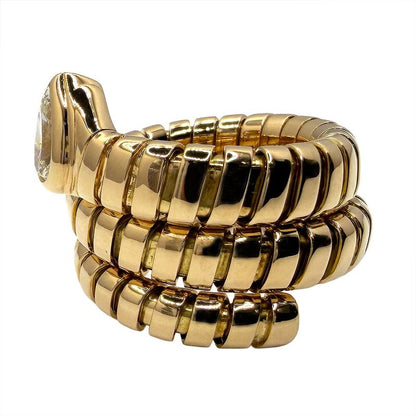 Bvlgari Tubogas Diamond Ring