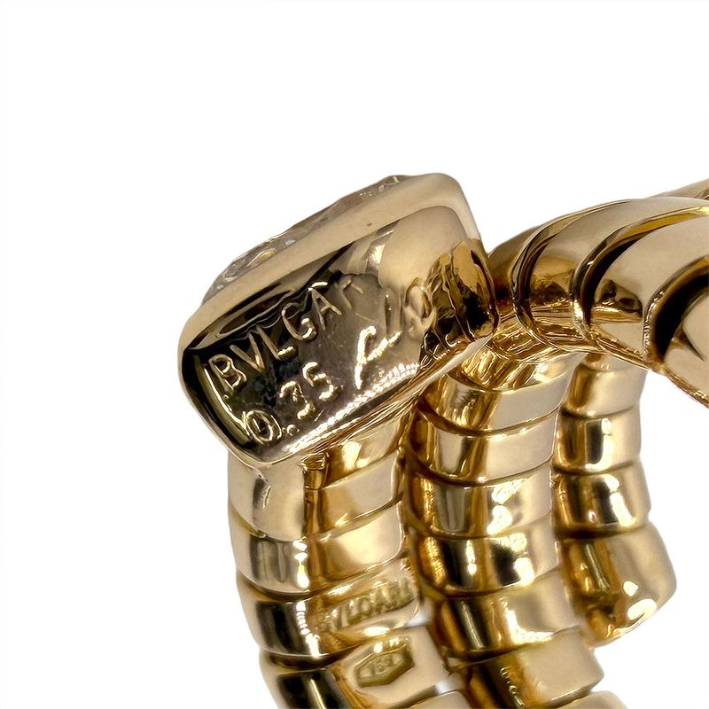 Bvlgari Tubogas Diamond Ring