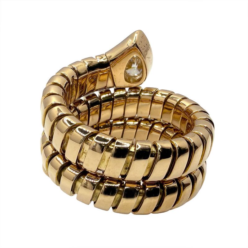 Bvlgari Tubogas Diamond Ring