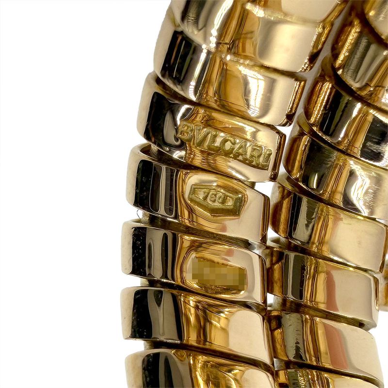 Bvlgari Tubogas Diamond Ring