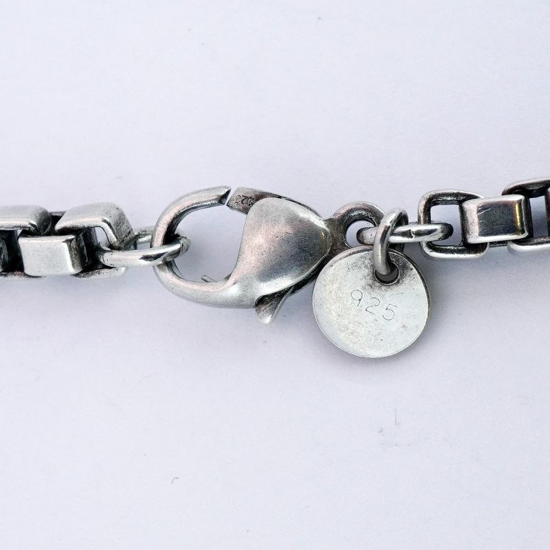 Tiffany & Co Necklace Venetian 925 Silver Men Women Unisex