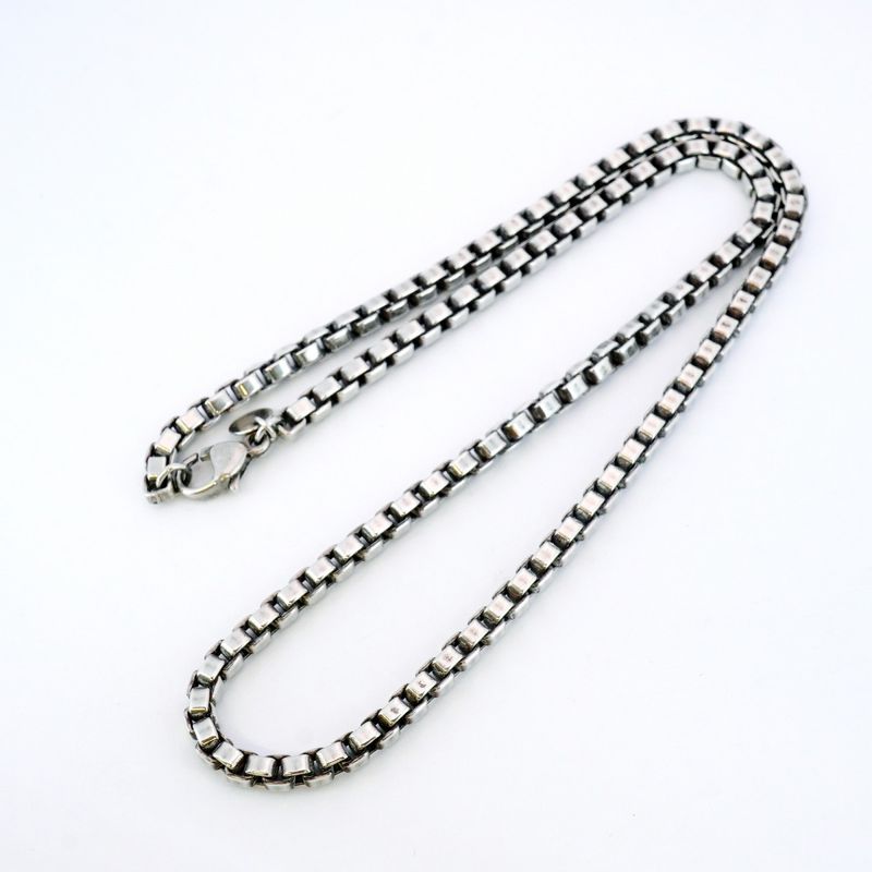 Tiffany & Co Necklace Venetian 925 Silver Men Women Unisex