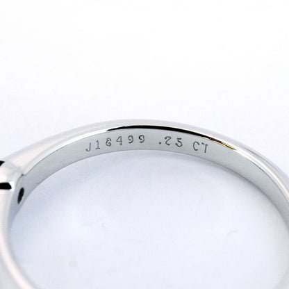 Tiffany & Co Ring Solitaire 1PD Pt950 Platinum Diamond 025ct 105 Ladies