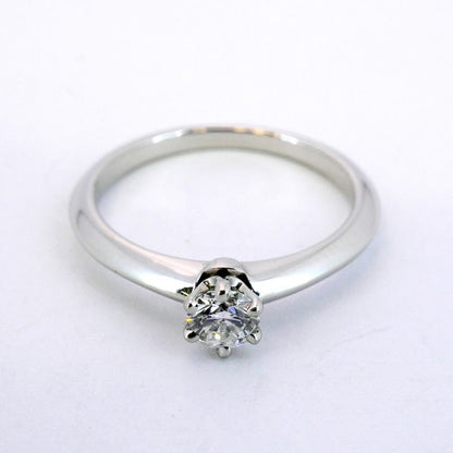 Tiffany & Co Ring Solitaire 1PD Pt950 Platinum Diamond 025ct 105 Ladies