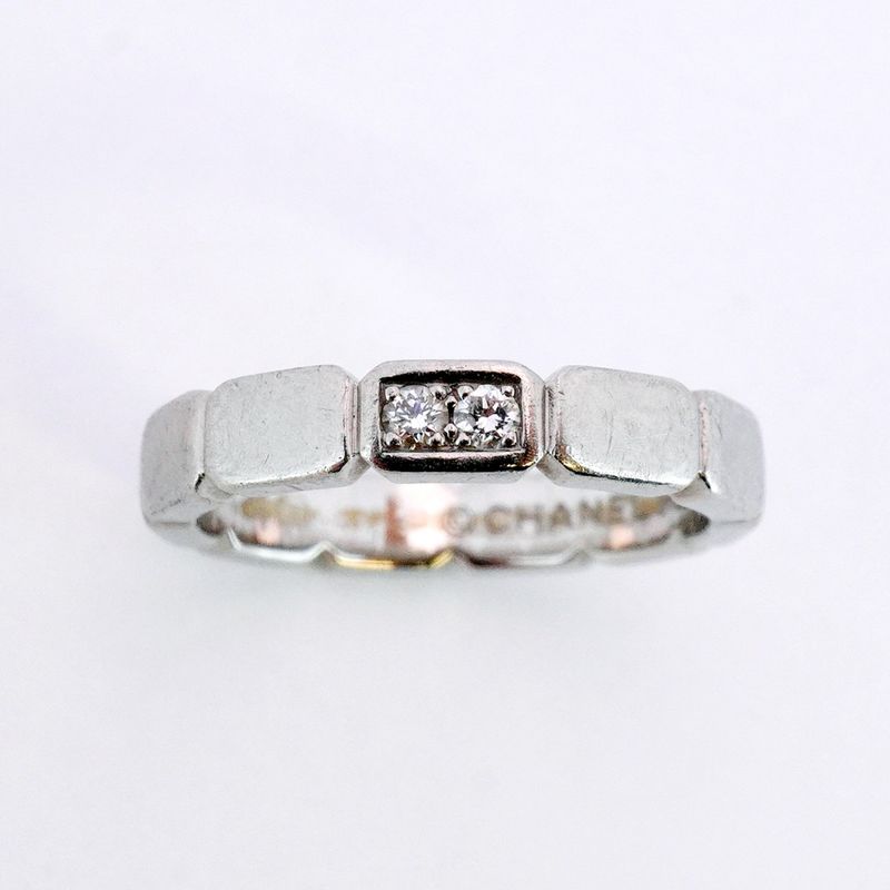 Chanel Ring Première/prommes Pt950 Platinum Diamond #50 Ladies