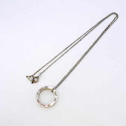 Tiffany & Co Necklace 1837 Round Shape Circle 925 Silver Ladies