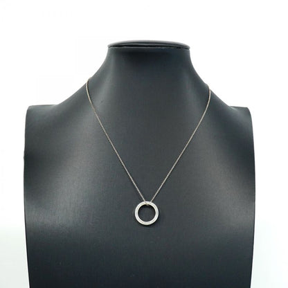Tiffany & Co Necklace 1837 Round Shape Circle 925 Silver Ladies