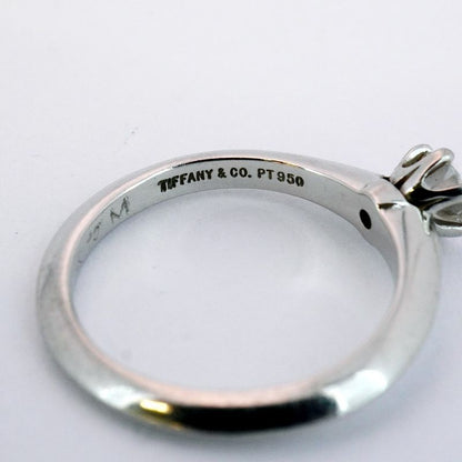 Tiffany & Co Ring Solitaire 1PD Pt950 Platinum Diamond 025ct 65 Ladies
