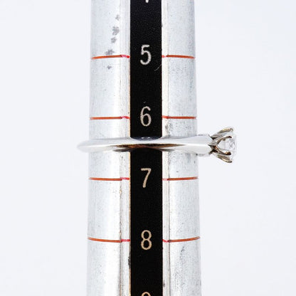 Tiffany & Co Ring Solitaire 1PD Pt950 Platinum Diamond 025ct 65 Ladies