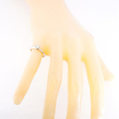 Tiffany & Co Ring Solitaire 1PD Pt950 Platinum Diamond 025ct 65 Ladies