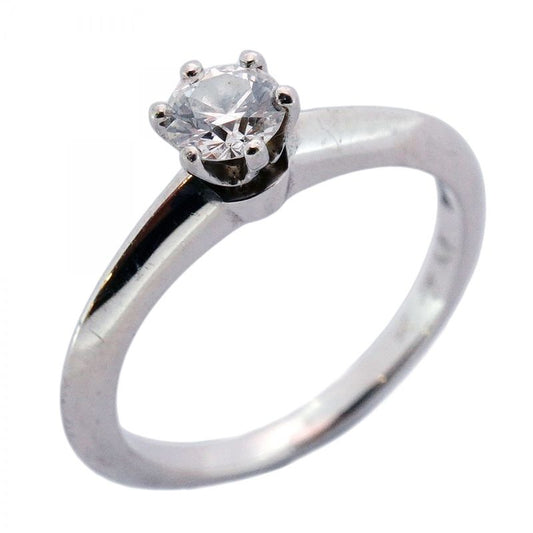 Tiffany & Co Ring Solitaire 1PD Pt950 Platinum Diamond 025ct 65 Ladies