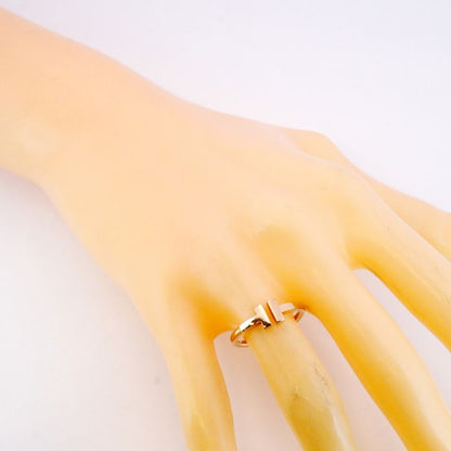 Tiffany & Co Ring T-wire 18K Pink Gold Pink Gold #10 Ladies