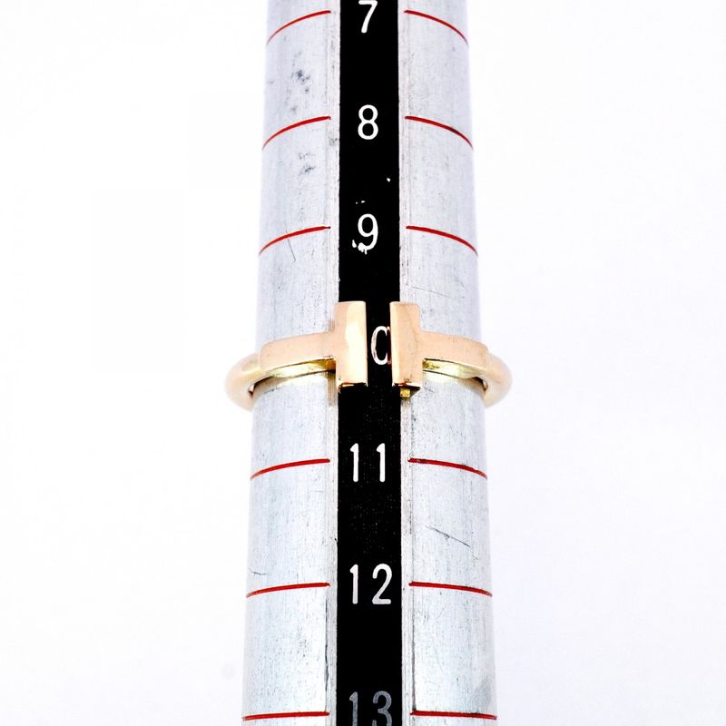 Tiffany & Co Ring T-wire 18K Pink Gold Pink Gold #10 Ladies