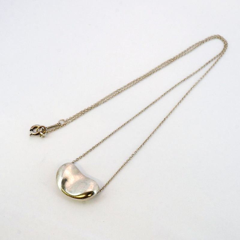 Tiffany & Co Necklace Bean 925 Silver Ladies