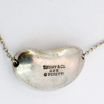 Tiffany & Co Necklace Bean 925 Silver Ladies