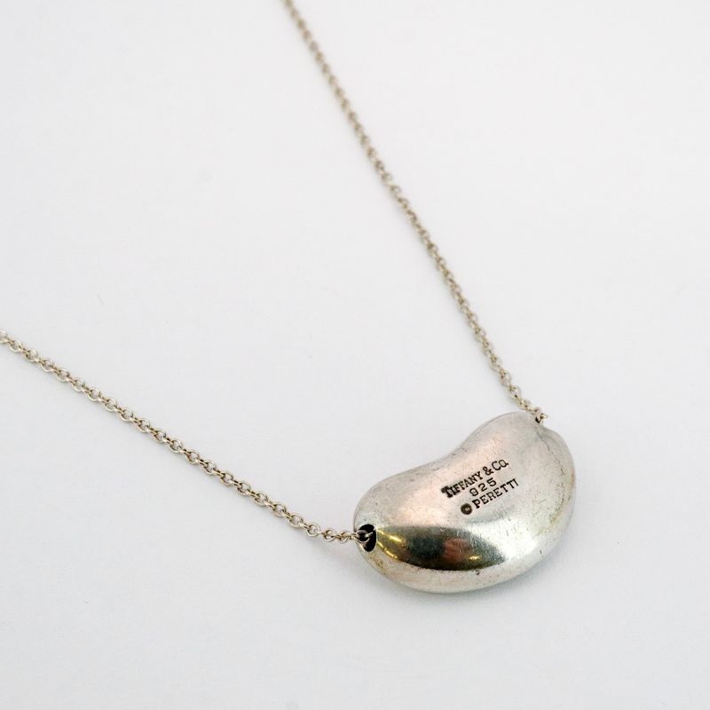 Tiffany & Co Necklace Bean 925 Silver Ladies
