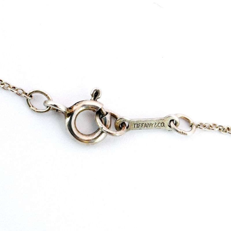 Tiffany & Co Necklace Bean 925 Silver Ladies