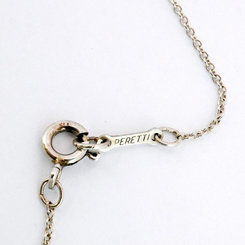 Tiffany & Co Necklace Bean 925 Silver Ladies