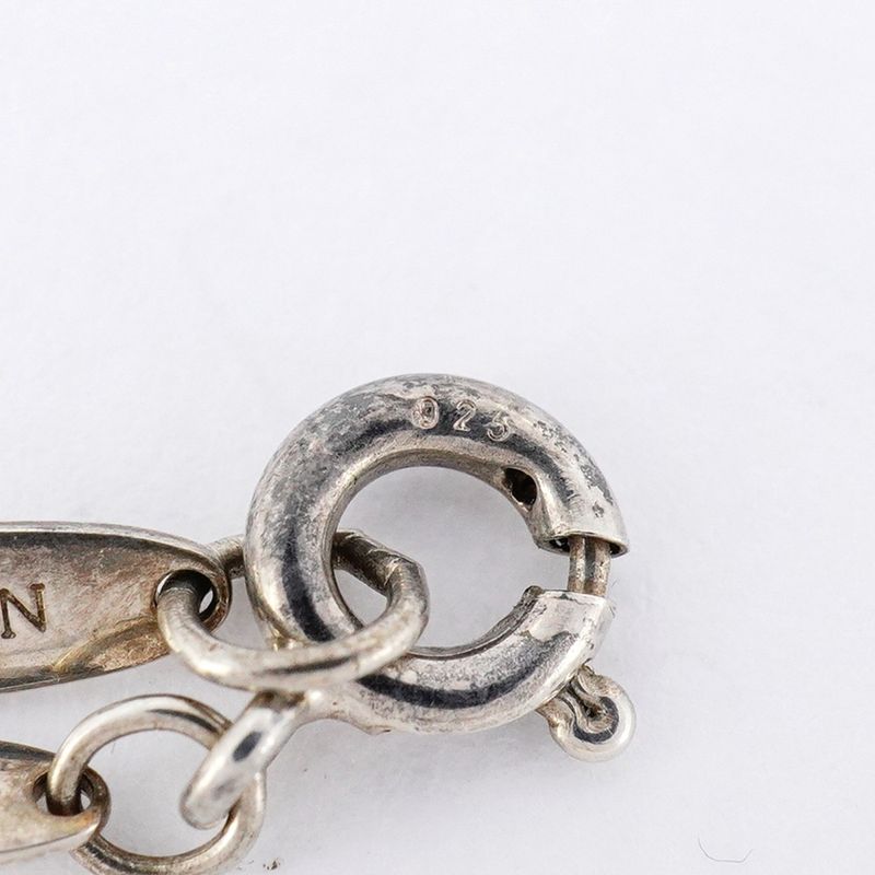 Tiffany & Co Necklace Open Heart Silver 925 Ladies