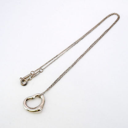 Tiffany & Co Necklace Open Heart Silver 925 Ladies