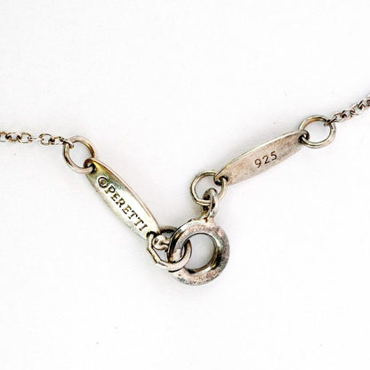 Tiffany & Co Necklace Open Heart Silver 925 Ladies