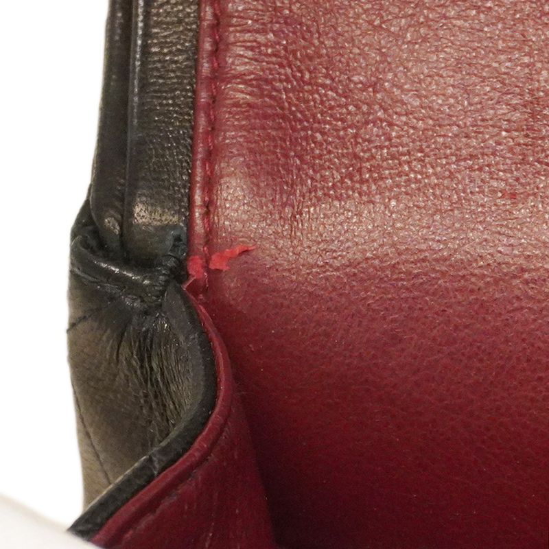 Chanel Shoulder Bag Matelasse Lambskin Black Gold Hardware Women