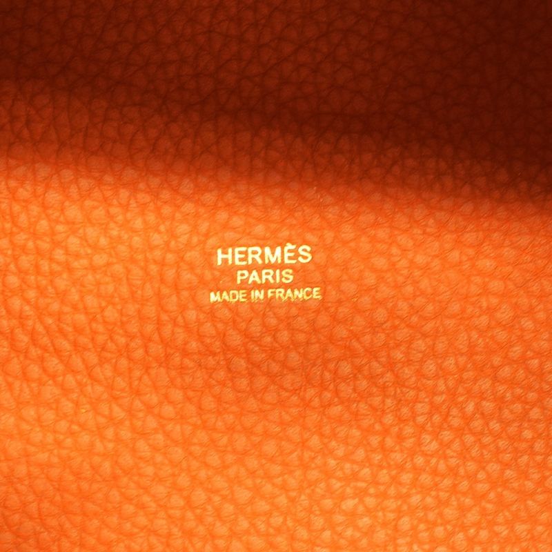 Hermes Handbag Picotin Lock PM Taurillon Cles Mance Gold Hardware K Engraved