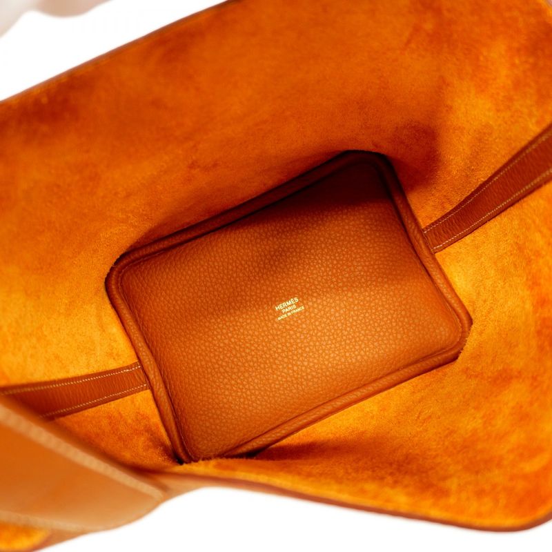 Hermes Handbag Picotin Lock PM Taurillon Cles Mance Gold Hardware K Engraved