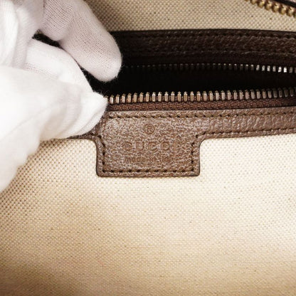 Gucci Backpack Daypack Ophidia 547965 PVC Brown Gold Hardware Women