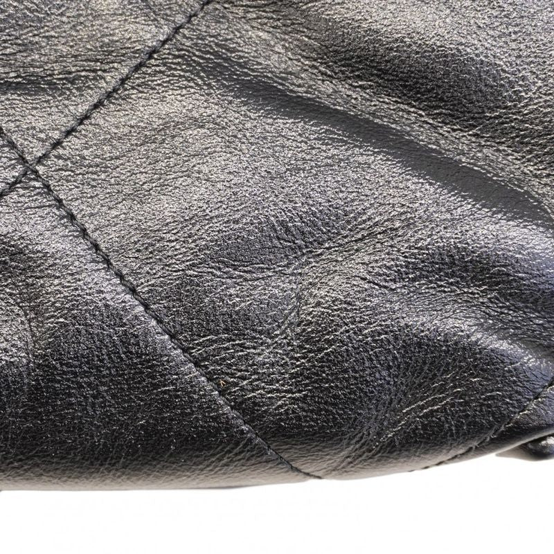 Chanel Handbag Chanel 22 Calf Black Gold Hardware 2way Bag Ladies