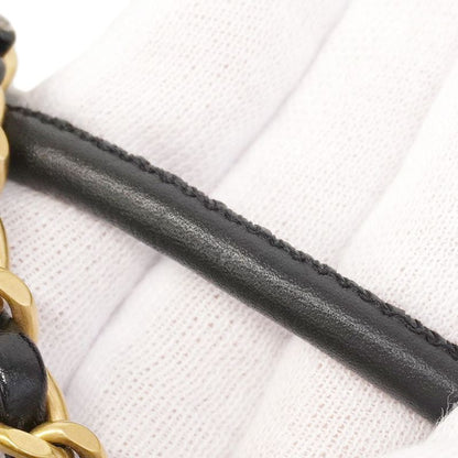 Chanel Handbag Chanel 22 Calf Black Gold Hardware 2way Bag Ladies