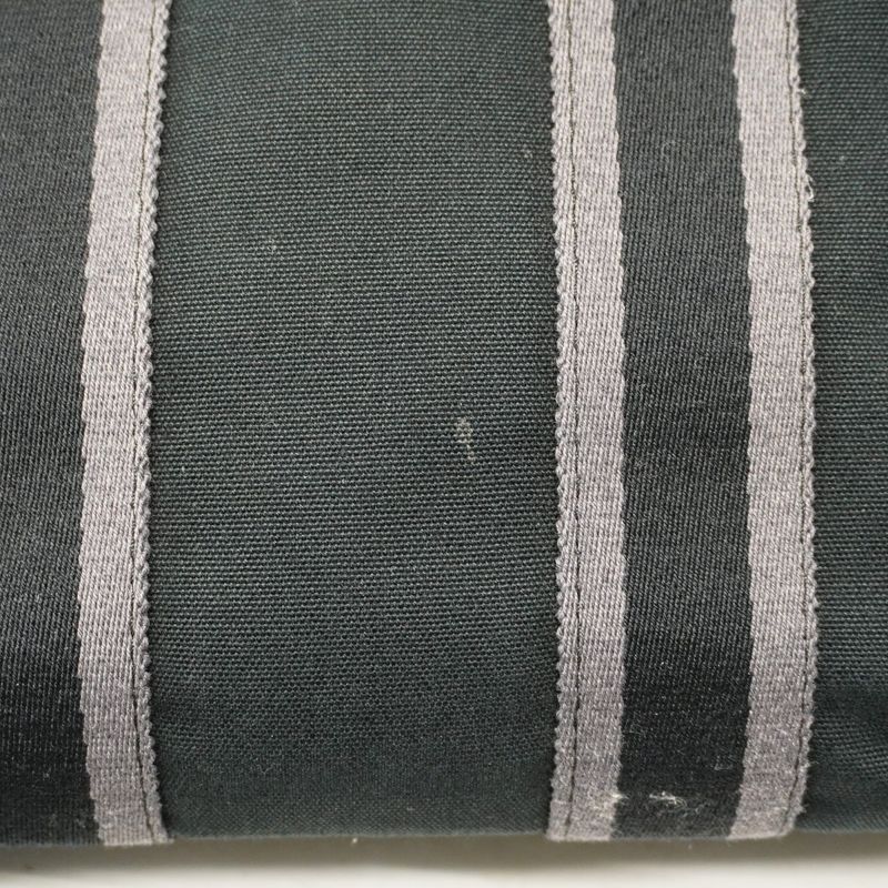 Hermes Tote Bag Fourre Tout PM Canvas Black Silver Hardware Women