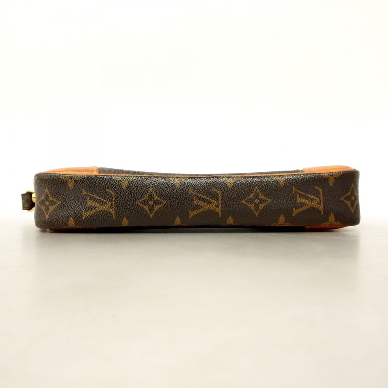 Louis Vuitton Clutch Bag Monogram Marly Dragonne GM M51825 Brown Men's