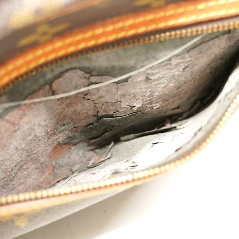 Louis Vuitton Clutch Bag Monogram Marly Dragonne GM M51825 Brown Men's