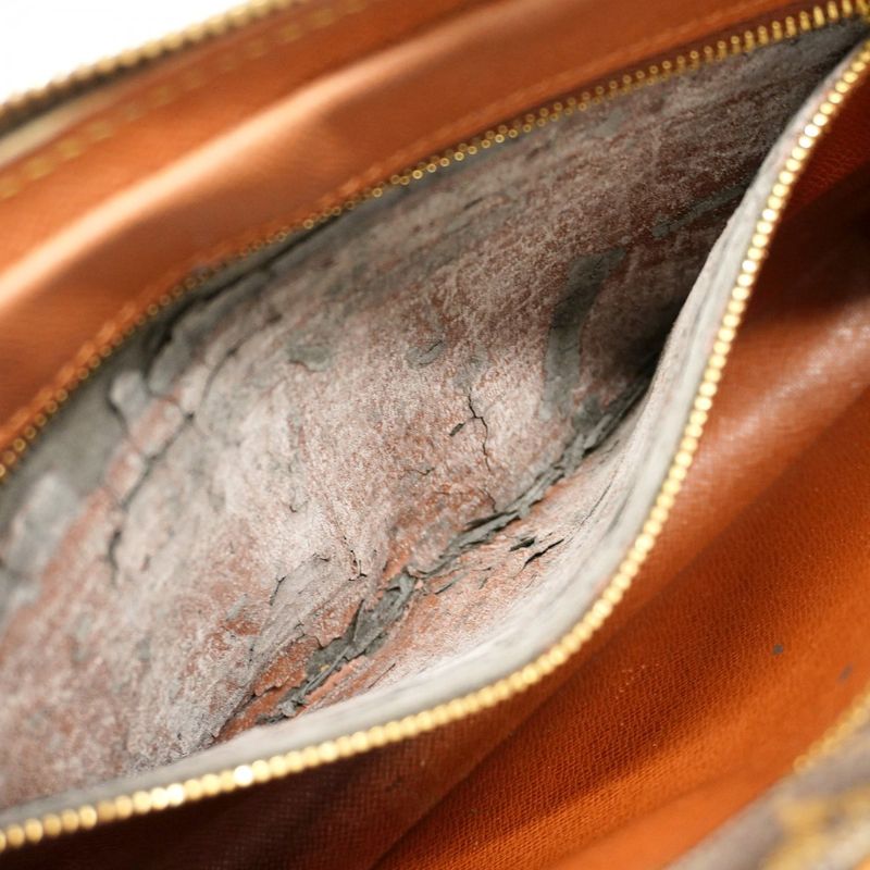 Louis Vuitton Clutch Bag Monogram Marly Dragonne GM M51825 Brown Men's