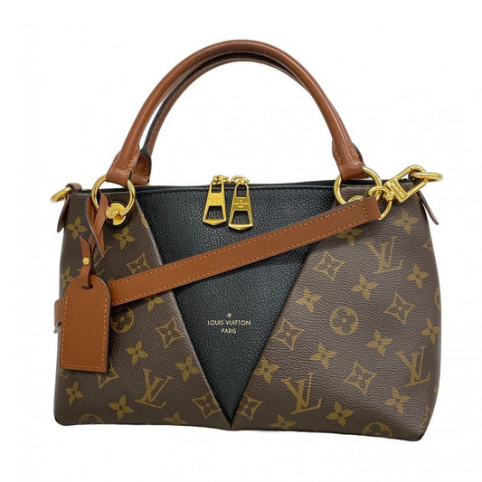 Louis Vuitton Handbag Monogram V Tote BB M43976 Brown Noir Black 2way Bag Ladies
