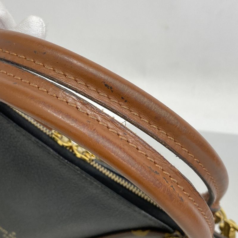 Louis Vuitton Handbag Monogram V Tote BB M43976 Brown Noir Black 2way Bag Ladies