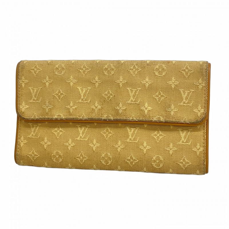 Louis Vuitton Trifold Long Wallet Monogram Mini Porte Trésor International