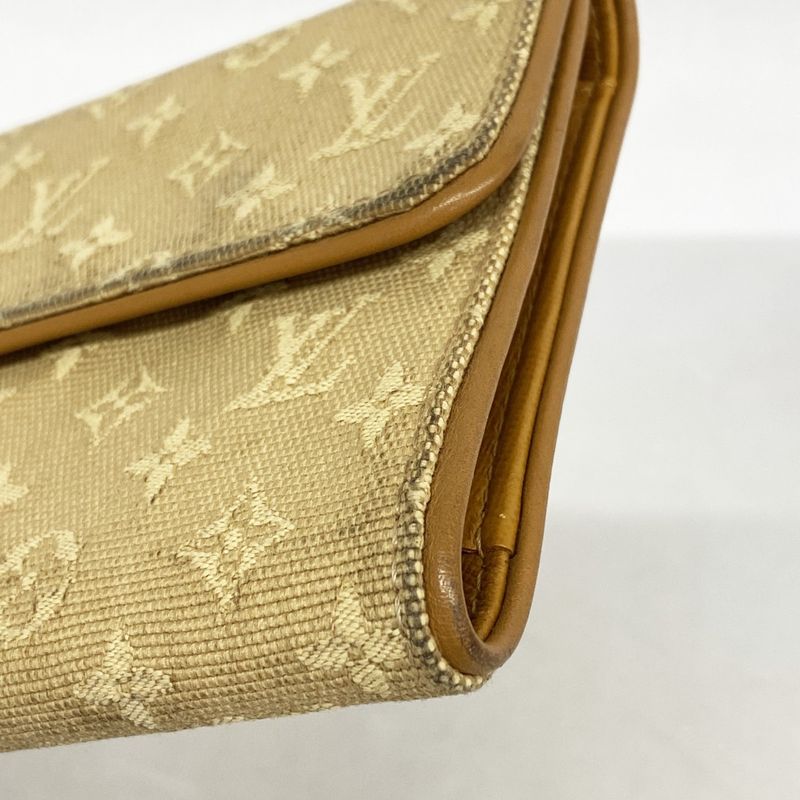 Louis Vuitton Trifold Long Wallet Monogram Mini Porte Trésor International