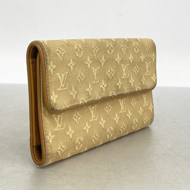 Louis Vuitton Trifold Long Wallet Monogram Mini Porte Trésor International