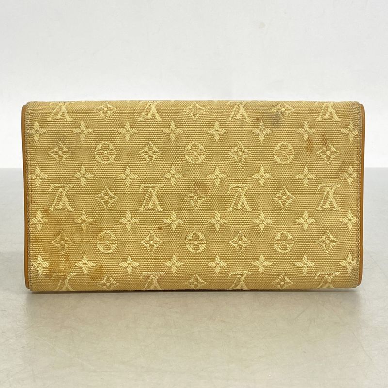 Louis Vuitton Trifold Long Wallet Monogram Mini Porte Trésor International