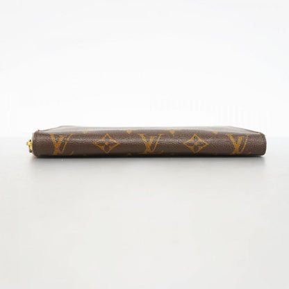 Louis Vuitton Long Wallet Monogram Zippy Organizer M62581 Brown Men Women Unisex