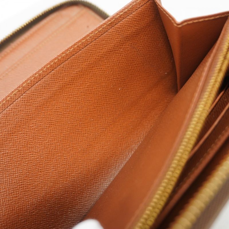 Louis Vuitton Long Wallet Monogram Zippy Organizer M62581 Brown Men Women Unisex