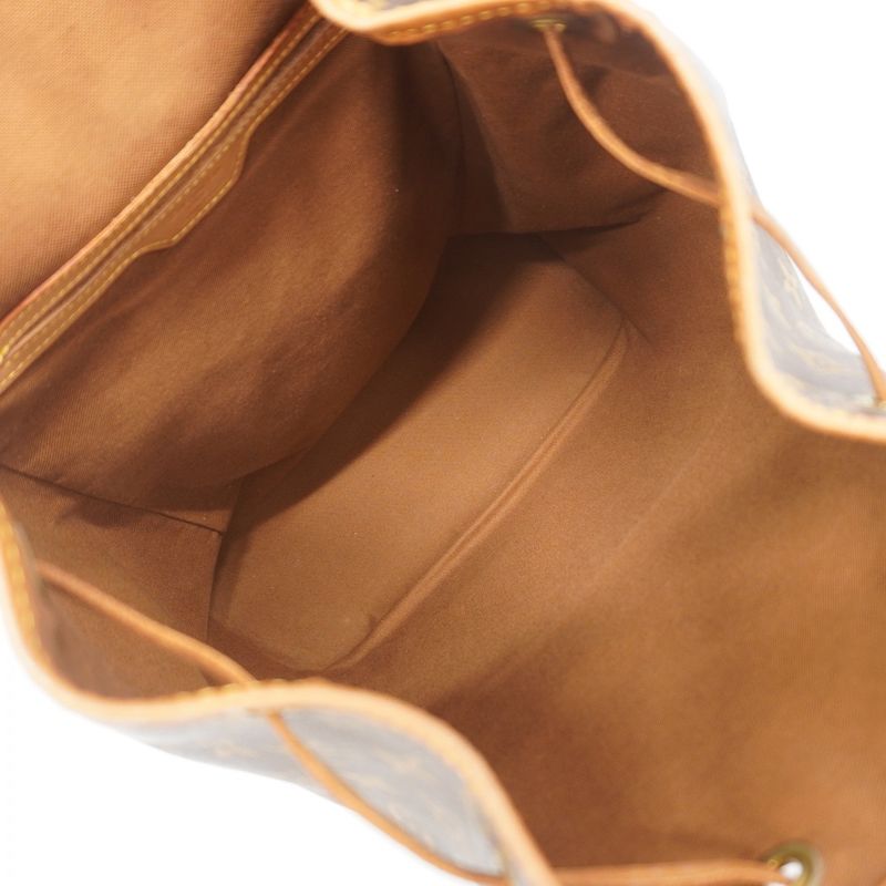 Louis Vuitton Backpack Daypack Monogram Montsouris GM M51135 Brown Women's