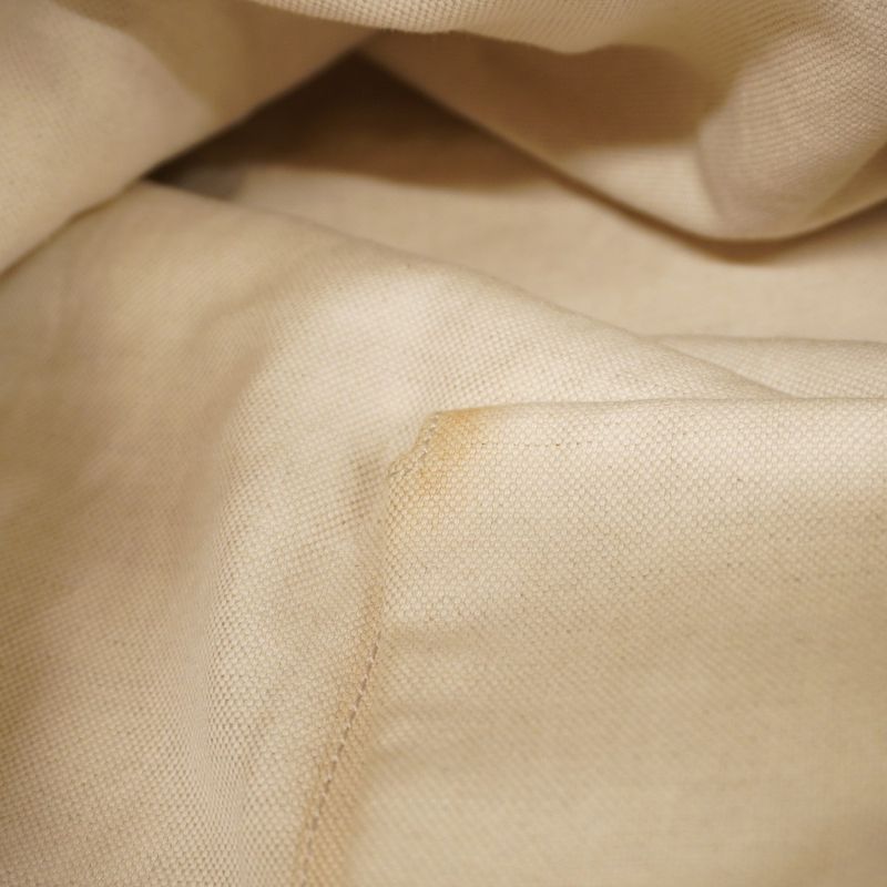 Gucci Tote Bag Interlocking G 309527 Leather Ivory Gold Hardware Women's